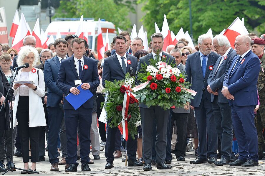 Święto Narodowe Trzeciego Maja w Krakowie. Fot. Janusz Ślęzak (IPN)