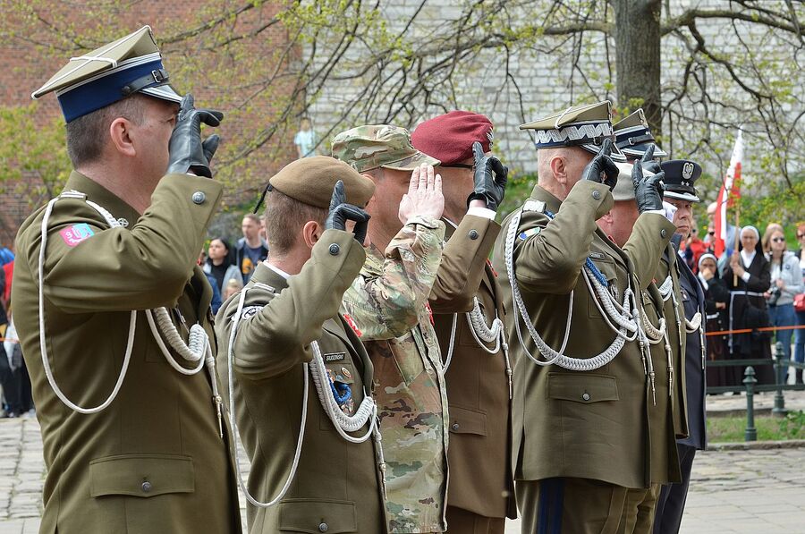 Święto Narodowe Trzeciego Maja w Krakowie. Fot. Janusz Ślęzak (IPN)