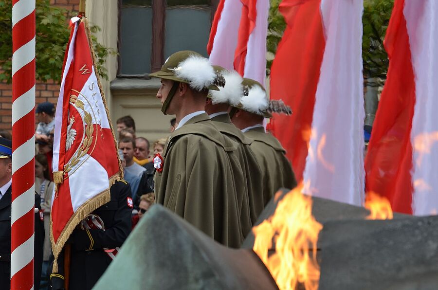 Święto Narodowe Trzeciego Maja w Krakowie. Fot. Janusz Ślęzak (IPN)