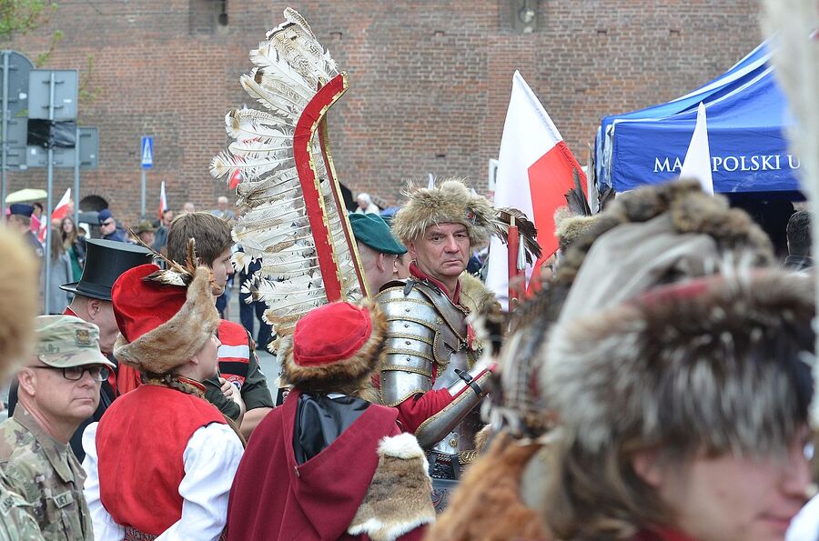Święto Narodowe Trzeciego Maja w Krakowie. Fot. Janusz Ślęzak (IPN)