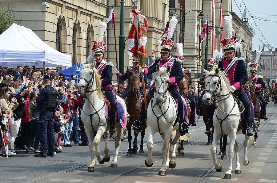 Święto Narodowe Trzeciego Maja w Krakowie. Fot. Janusz Ślęzak (IPN)