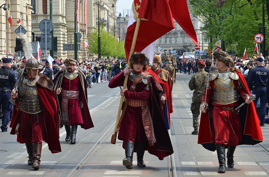 Święto Narodowe Trzeciego Maja w Krakowie. Fot. Janusz Ślęzak (IPN)