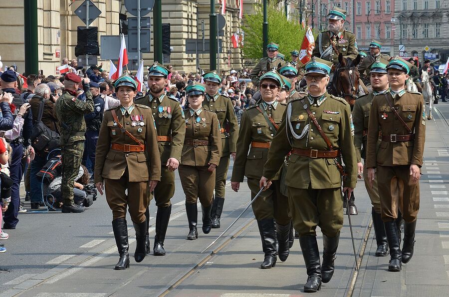 Święto Narodowe Trzeciego Maja w Krakowie. Fot. Janusz Ślęzak (IPN)