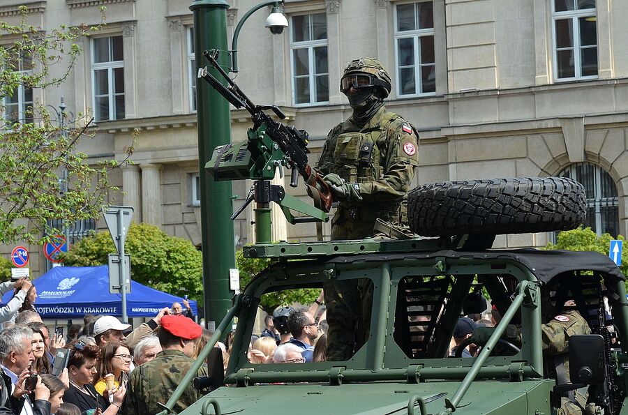 Święto Narodowe Trzeciego Maja w Krakowie. Fot. Janusz Ślęzak (IPN)