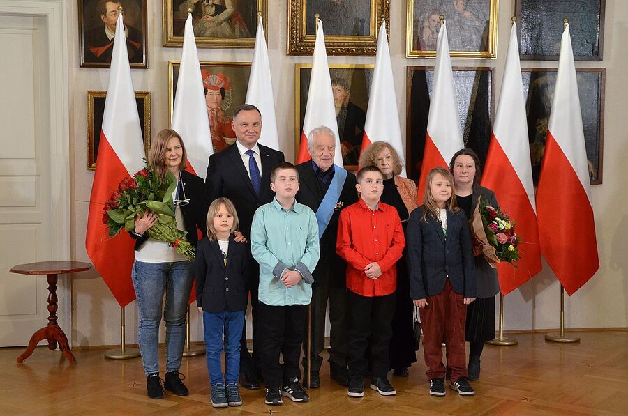 Order Orła Białego dla Adama Macedońskiego. Fot. Janusz Ślęzak (IPN)