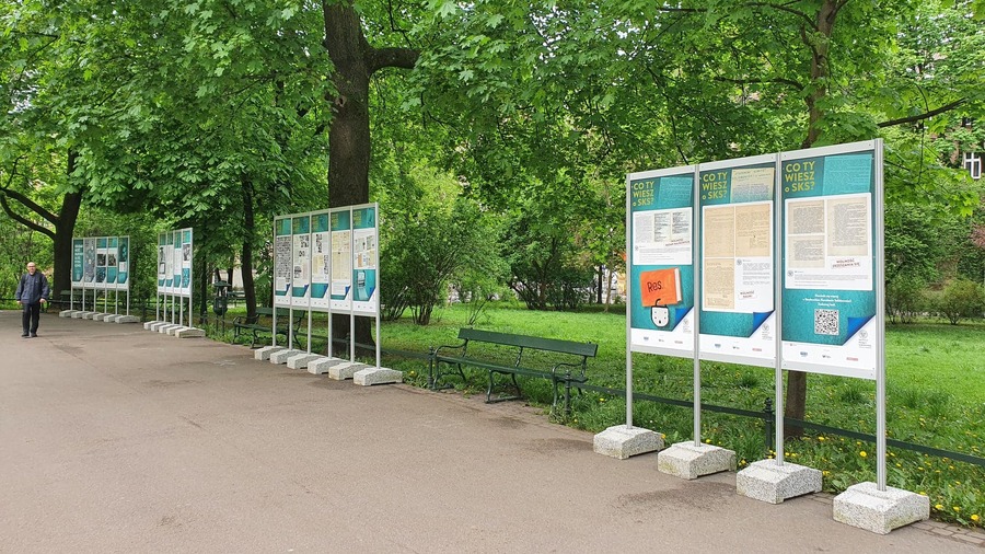 Wystawa „Co ty wiesz o SKS?” na Plantach. Fot. IPN