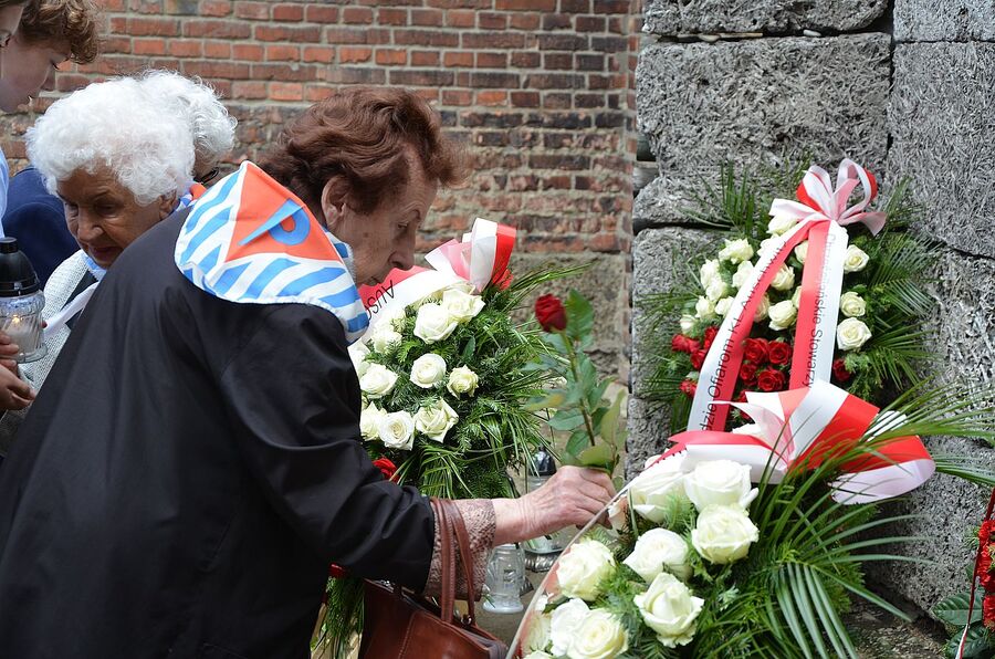 Uroczystości w Państwowym Muzeum Auschwitz-Birkenau. Fot. Janusz Ślęzak (IPN)