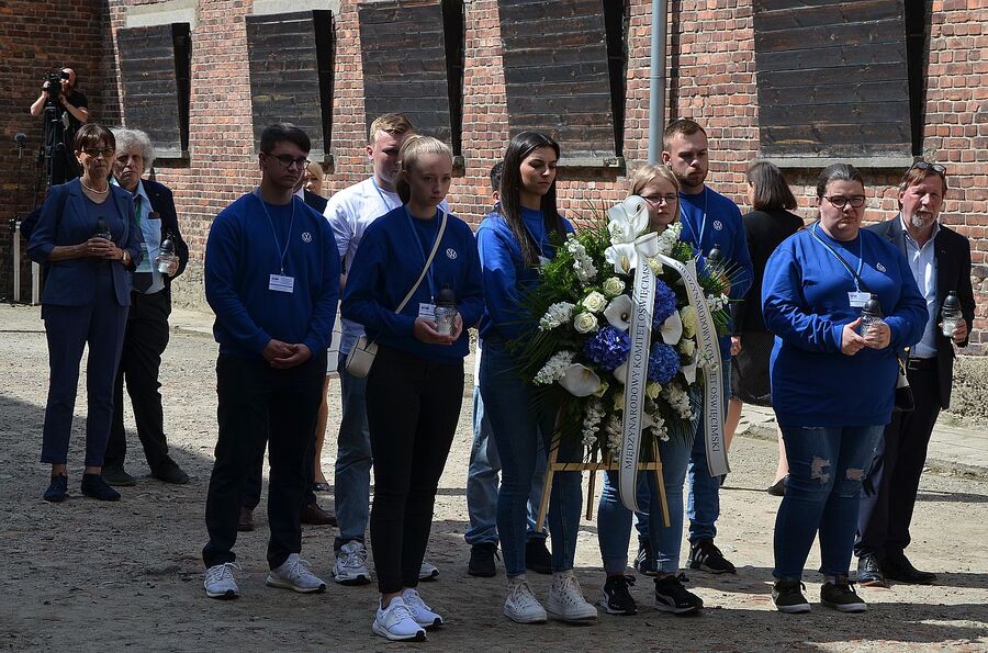 Uroczystości w Państwowym Muzeum Auschwitz-Birkenau. Fot. Janusz Ślęzak (IPN)