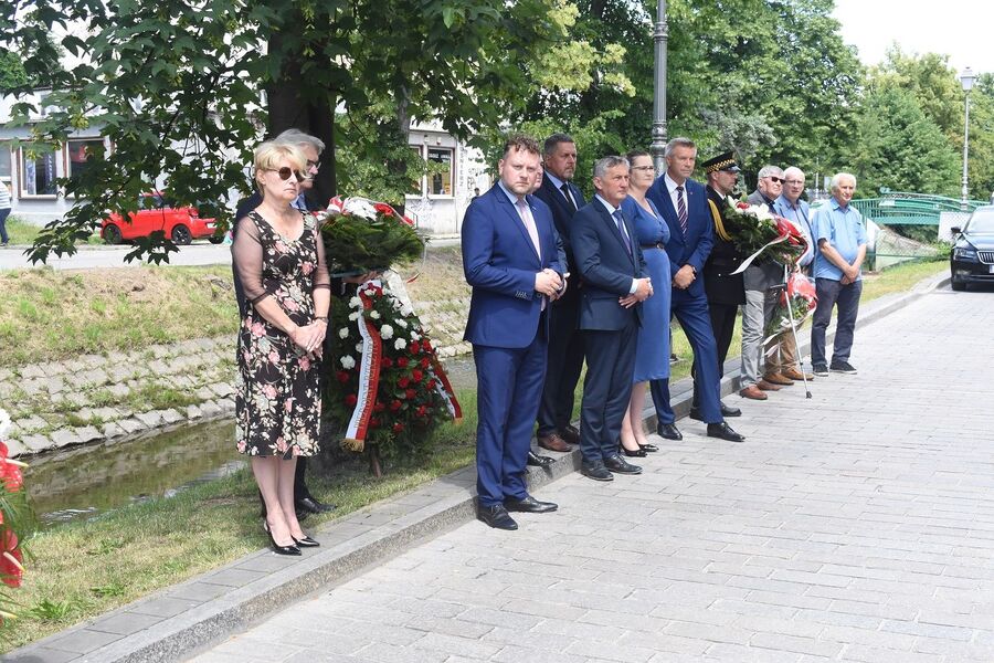 Uroczystość w rocznicę pogromu kieleckiego. Fot. Dariusz Skrzyniarz (IPN)