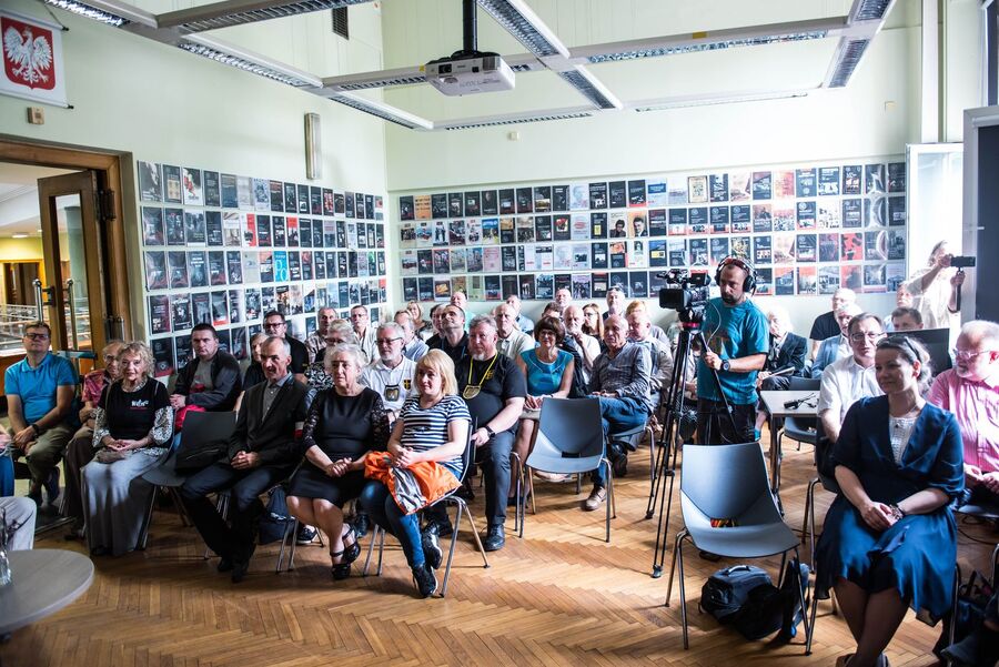 Pokaz filmu o Jacku Smagowiczu. Fot. Agnieszka Masłowska (IPN)