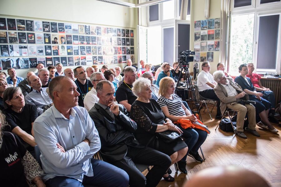 Pokaz filmu o Jacku Smagowiczu. Fot. Agnieszka Masłowska (IPN)