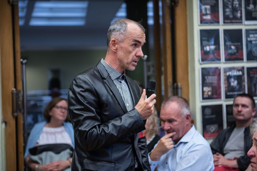 Pokaz filmu o Jacku Smagowiczu. Fot. Agnieszka Masłowska (IPN)