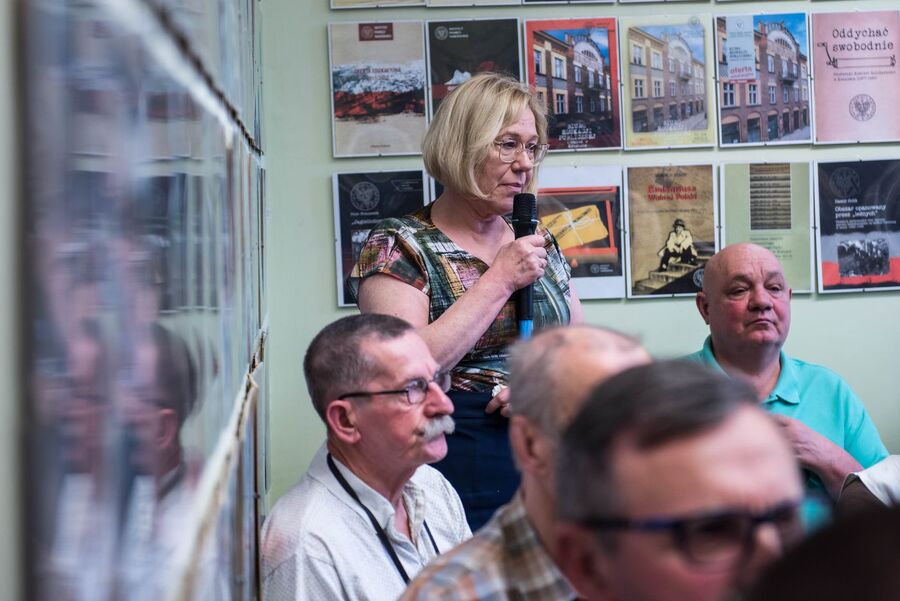 Pokaz filmu o Jacku Smagowiczu. Fot. Agnieszka Masłowska (IPN)