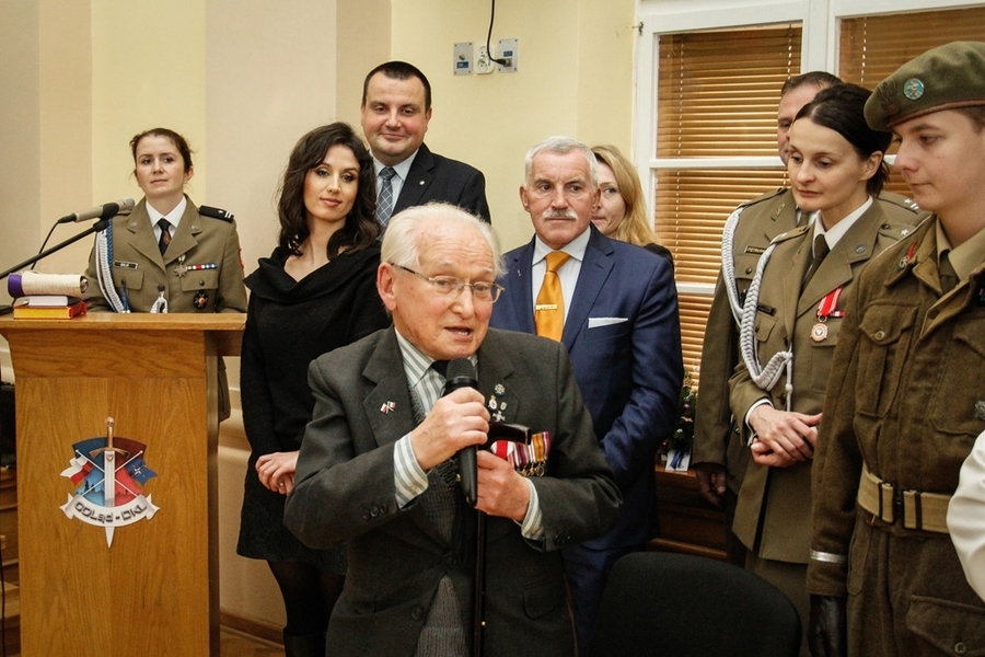 Wręczenie nagrody „Świadek Historii” prof. Wojciechowi Narębskiemu - Kraków, 20 grudnia 2016