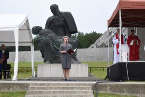 79. rocznica pacyfikacji Michniowa. Fot. Dariusz Skrzyniarz (IPN)