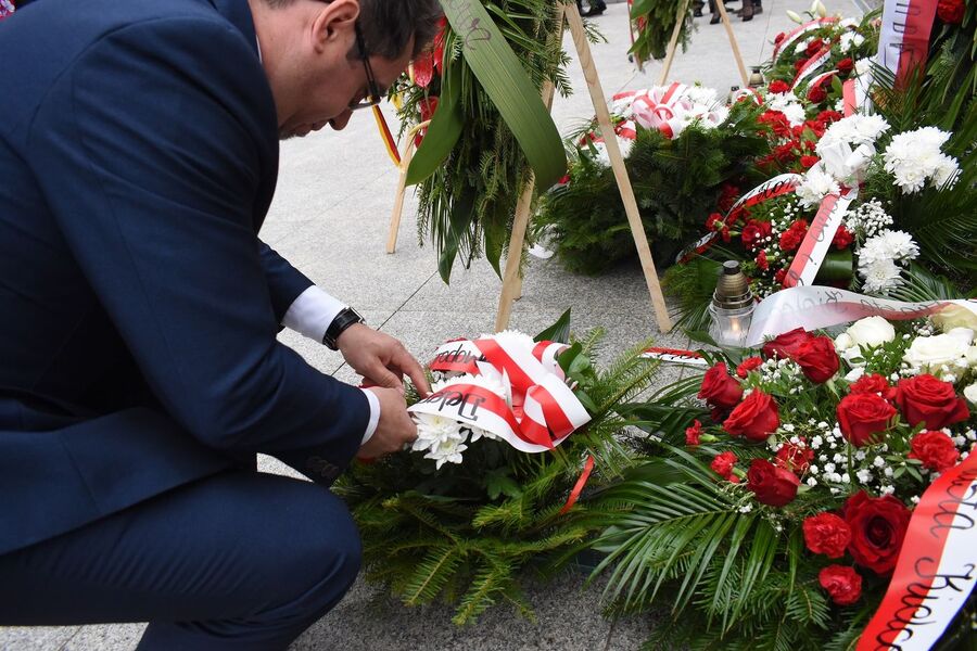 79. rocznica pacyfikacji Michniowa. Fot. Dariusz Skrzyniarz (IPN)