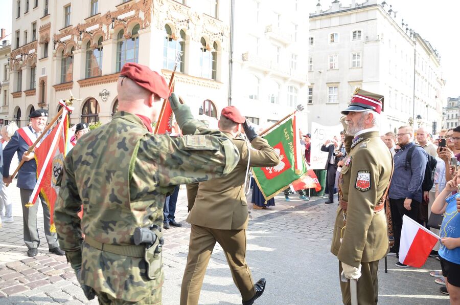 Kraków złożył hołd powstańcom warszawskim. Fot. Janusz Ślęzak (IPN)