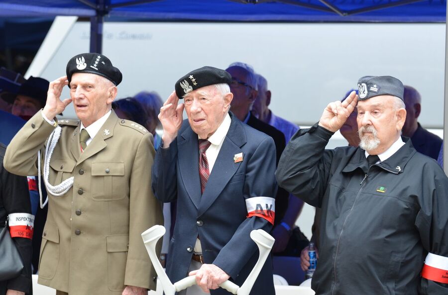 Kraków złożył hołd powstańcom warszawskim. Fot. Janusz Ślęzak (IPN)