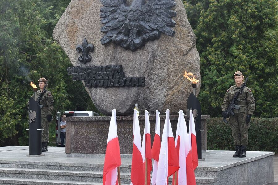 Kielce uczciły 78. rocznicę godziny „W”. Fot. Dariusz Skrzyniarz (IPN)