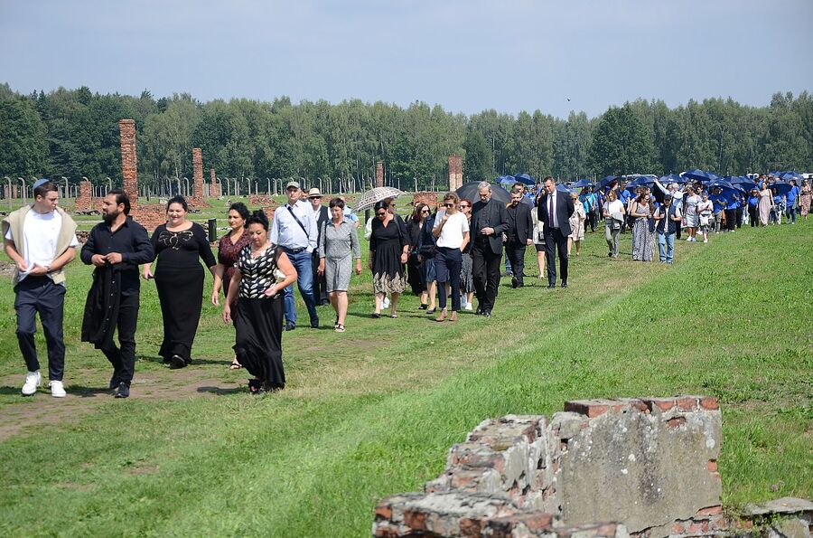 Dzień Pamięci o Zagładzie Romów i Sinti. Fot. Janusz Ślęzak (IPN)