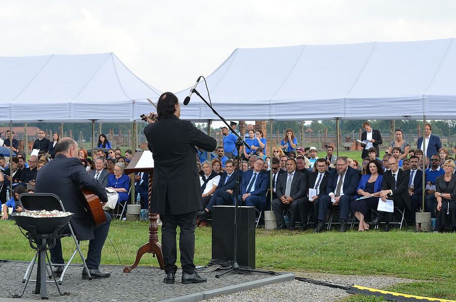 Dzień Pamięci o Zagładzie Romów i Sinti. Fot. Janusz Ślęzak (IPN)