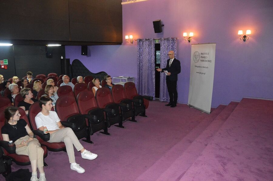 Projekcja filmu w Sandomierzu. Fot. Sylwia Zięba