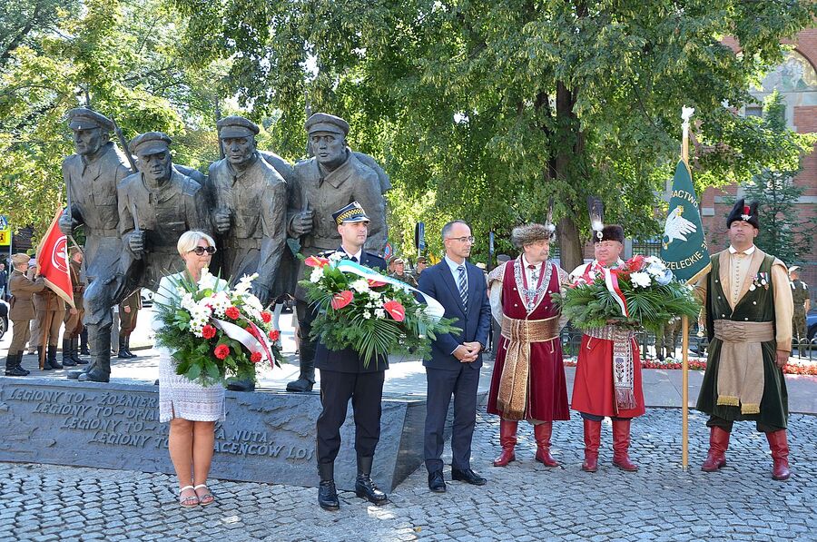 LVII Marsz Szlakiem Pierwszej Kompanii Kadrowej. Uroczystości w Krakowie. Fot. Janusz Ślęzak (IPN)