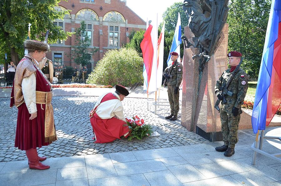 LVII Marsz Szlakiem Pierwszej Kompanii Kadrowej. Uroczystości w Krakowie. Fot. Janusz Ślęzak (IPN)