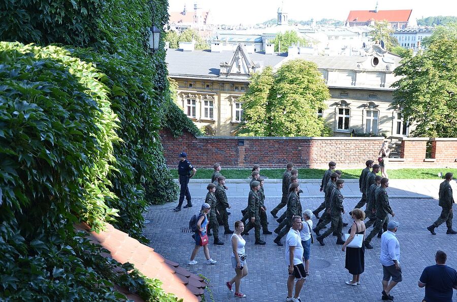 LVII Marsz Szlakiem Pierwszej Kompanii Kadrowej. Uroczystości w Krakowie. Fot. Janusz Ślęzak (IPN)