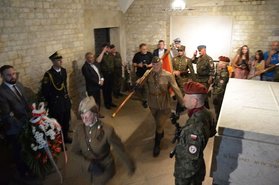 LVII Marsz Szlakiem Pierwszej Kompanii Kadrowej. Uroczystości w Krakowie. Fot. Janusz Ślęzak (IPN)