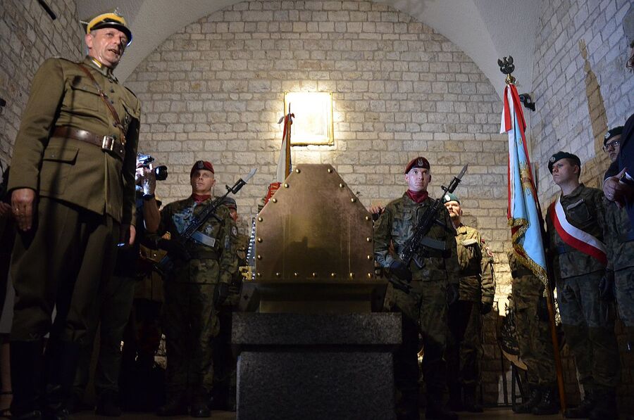 LVII Marsz Szlakiem Pierwszej Kompanii Kadrowej. Uroczystości w Krakowie. Fot. Janusz Ślęzak (IPN)