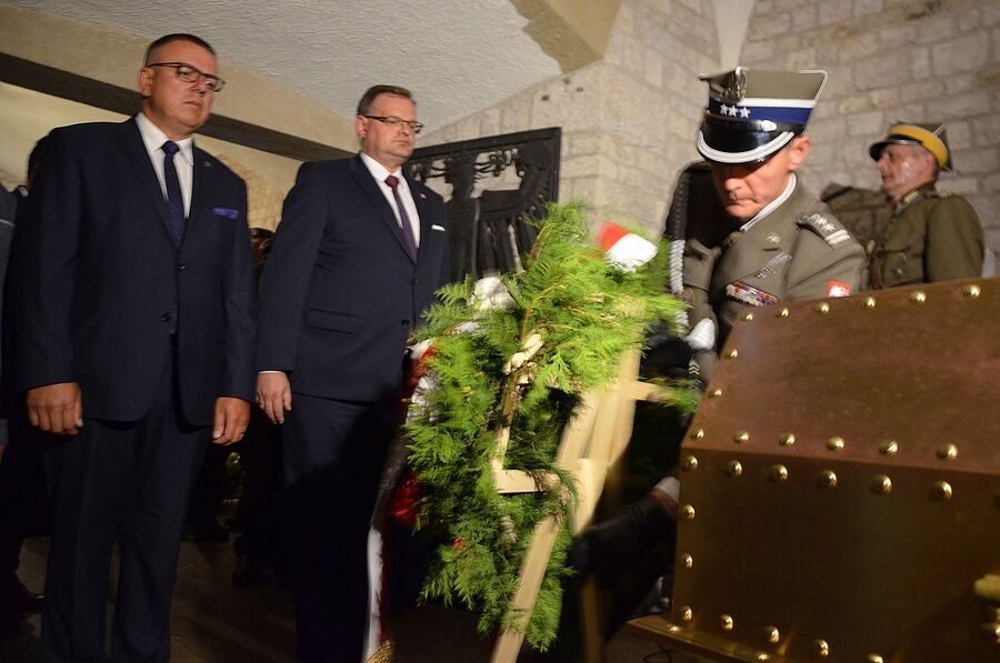 LVII Marsz Szlakiem Pierwszej Kompanii Kadrowej. Uroczystości w Krakowie. Fot. Janusz Ślęzak (IPN)