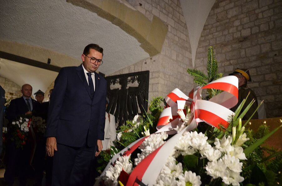 LVII Marsz Szlakiem Pierwszej Kompanii Kadrowej. Uroczystości w Krakowie. Fot. Janusz Ślęzak (IPN)