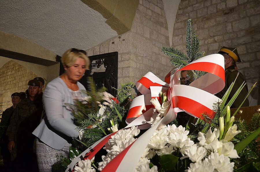 LVII Marsz Szlakiem Pierwszej Kompanii Kadrowej. Uroczystości w Krakowie. Fot. Janusz Ślęzak (IPN)