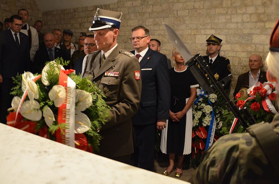 LVII Marsz Szlakiem Pierwszej Kompanii Kadrowej. Uroczystości w Krakowie. Fot. Janusz Ślęzak (IPN)