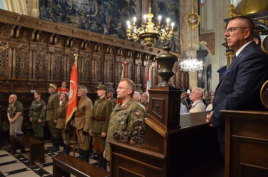 LVII Marsz Szlakiem Pierwszej Kompanii Kadrowej. Uroczystości w Krakowie. Fot. Janusz Ślęzak (IPN)
