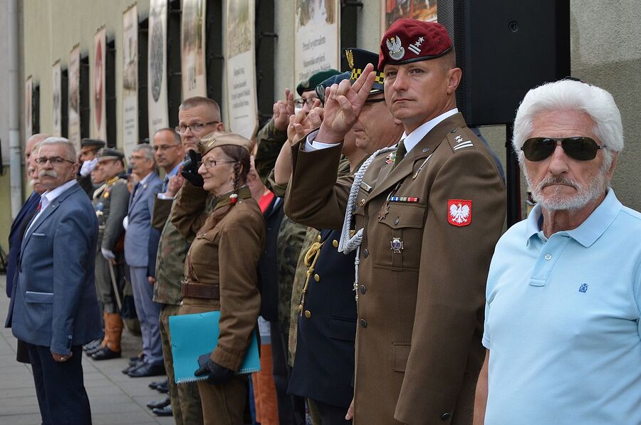 LVII Marsz Szlakiem Pierwszej Kompanii Kadrowej. Uroczystości w Krakowie. Fot. Janusz Ślęzak (IPN)