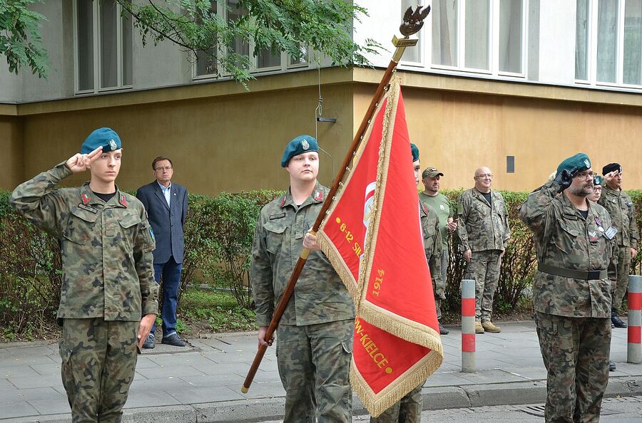 LVII Marsz Szlakiem Pierwszej Kompanii Kadrowej. Uroczystości w Krakowie. Fot. Janusz Ślęzak (IPN)