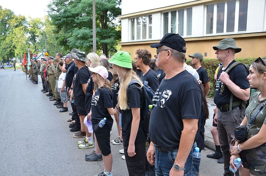 LVII Marsz Szlakiem Pierwszej Kompanii Kadrowej. Uroczystości w Krakowie. Fot. Janusz Ślęzak (IPN)
