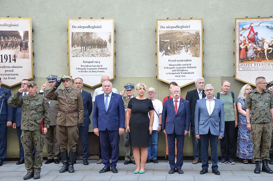 LVII Marsz Szlakiem Pierwszej Kompanii Kadrowej. Uroczystości w Krakowie. Fot. Janusz Ślęzak (IPN)