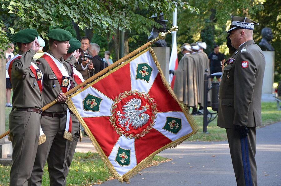130. rocznica urodzin gen. Andersa. Uroczystości w Krakowie. Fot. Janusz Ślęzak (IPN)