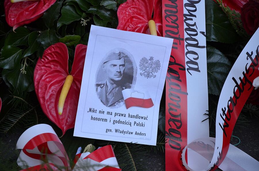 130. rocznica urodzin gen. Andersa. Uroczystości w Krakowie. Fot. Janusz Ślęzak (IPN)
