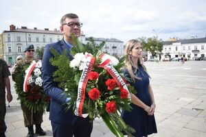 W Kielcach zakończył się LVII Marsz Szlakiem I Kompanii Kadrowej. Fot. Dariusz Skrzyniarz (IPN)