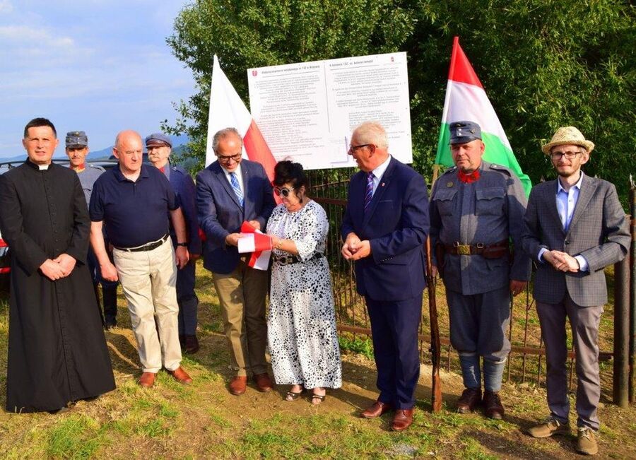 Uroczystość w Bobowej. Fot. Aleksander Gucwa