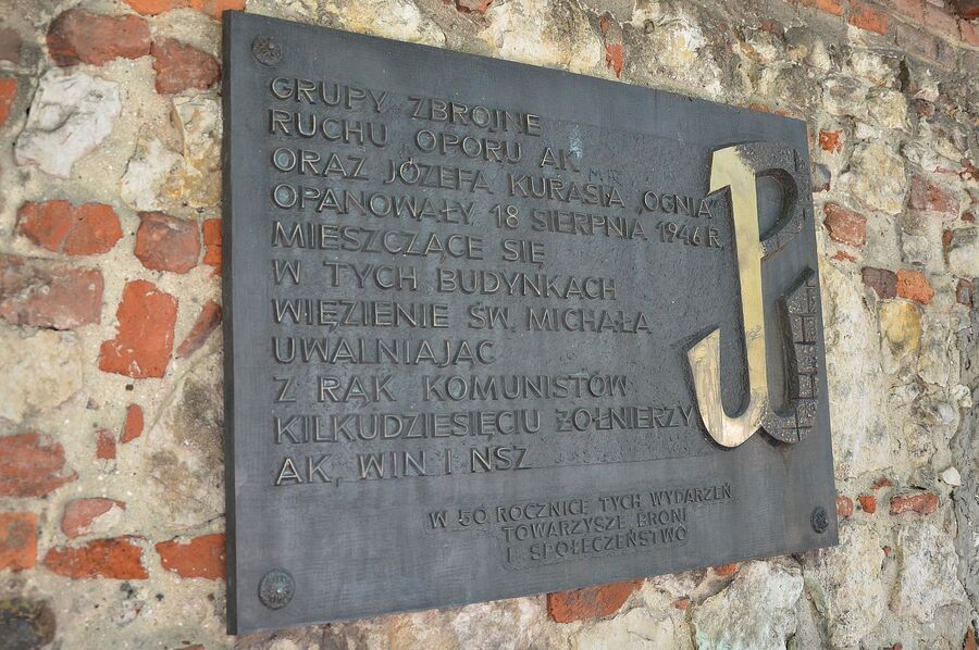 76. rocznica rozbicia więzienia św. Michała. Uroczystość w Krakowie. Fot. Janusz Ślęzak (IPN)