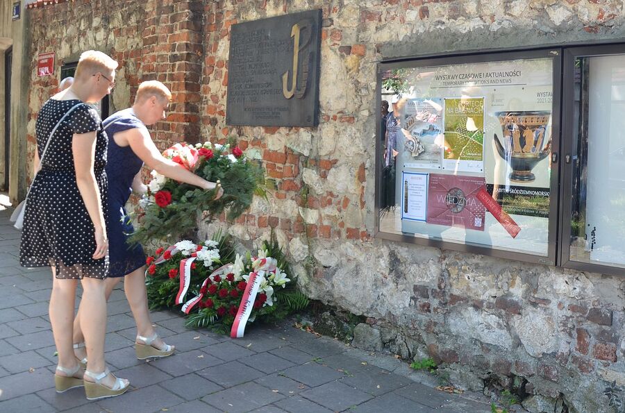 76. rocznica rozbicia więzienia św. Michała. Uroczystość w Krakowie. Fot. Janusz Ślęzak (IPN)