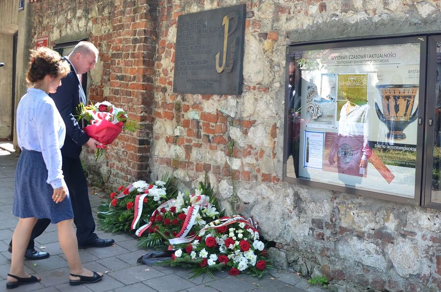 76. rocznica rozbicia więzienia św. Michała. Uroczystość w Krakowie. Fot. Janusz Ślęzak (IPN)