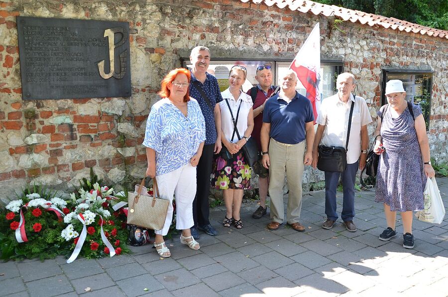 76. rocznica rozbicia więzienia św. Michała. Uroczystość w Krakowie. Fot. Janusz Ślęzak (IPN)