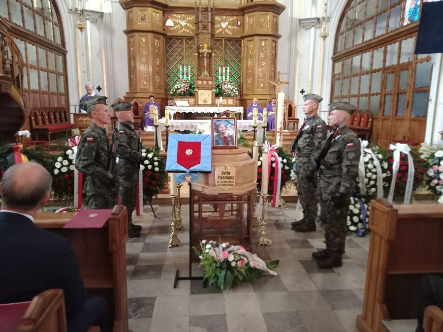 Uroczystości pogrzebowe Zofii Posmysz-Piaseckiej. Fot. IPN