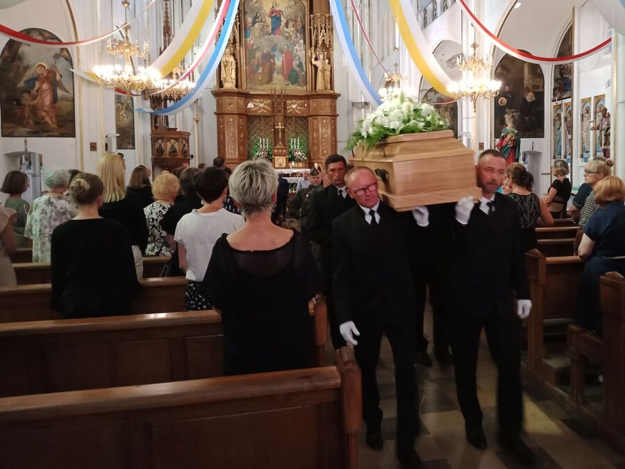 Uroczystości pogrzebowe Zofii Posmysz-Piaseckiej. Fot. IPN